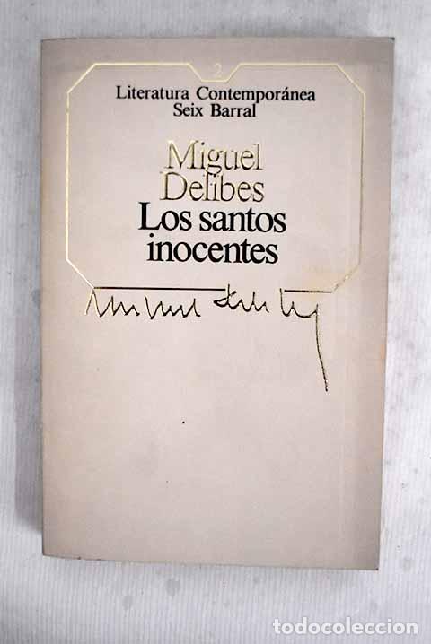 books: Los santos inocentes.- Delibes, Miguel