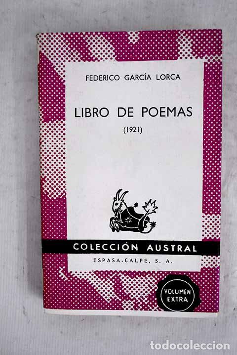 books: Libro de poemas (1921).- Garc&iacute;a Lorca, Federico