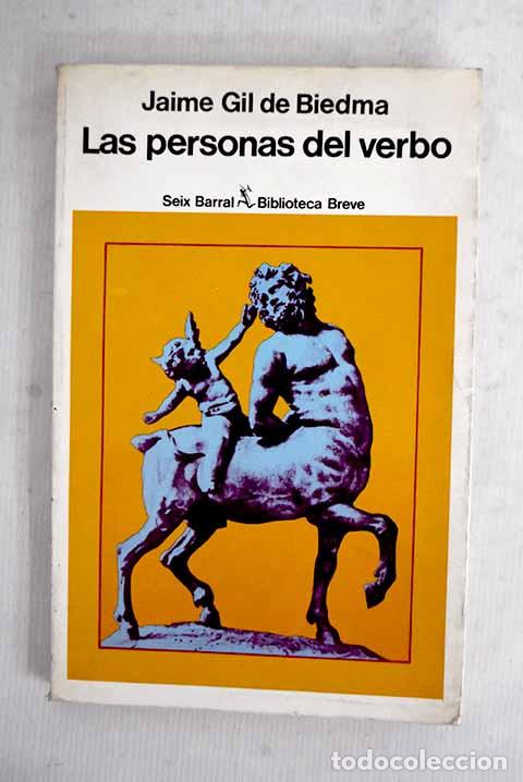 books: Las personas del verbo.- Gil de Biedma, Jaime