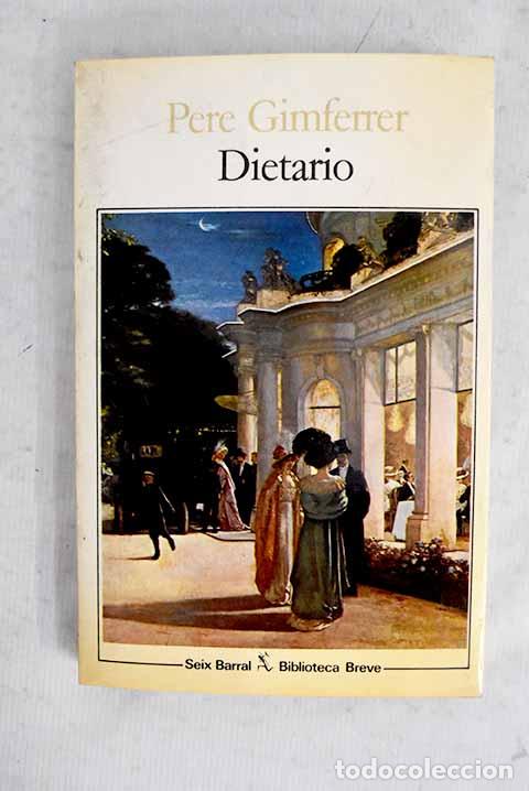 books: Dietario (1979-1980).- Gimferrer, Pere