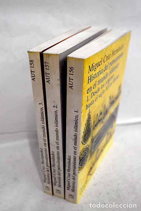 Livros em segunda m&atilde;o: Historia del pensamiento en el mundo isl&aacute;mico.- Cruz Hern&aacute;ndez, Miguel
