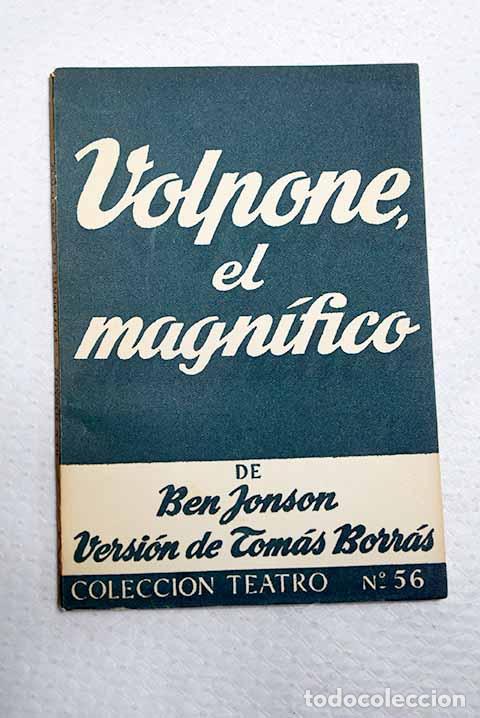 Livres: Volpone, el Magn&iacute;fico: Farsa.- Jonson, Ben