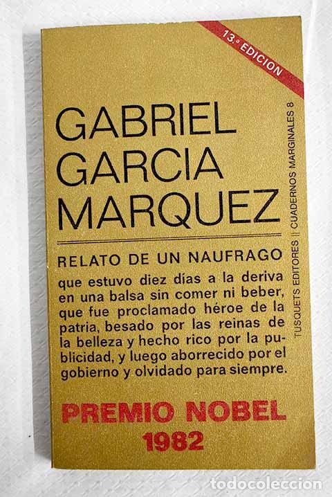 B&uuml;cher: Relato de un n&aacute;ufrago.- Garc&iacute;a M&aacute;rquez, Gabriel