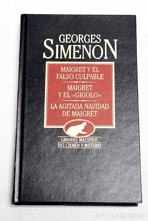 Livros em segunda m&atilde;o: Maigret y el falso culpable; Maigret y el gigolo ; La agitada navidad de Maigret