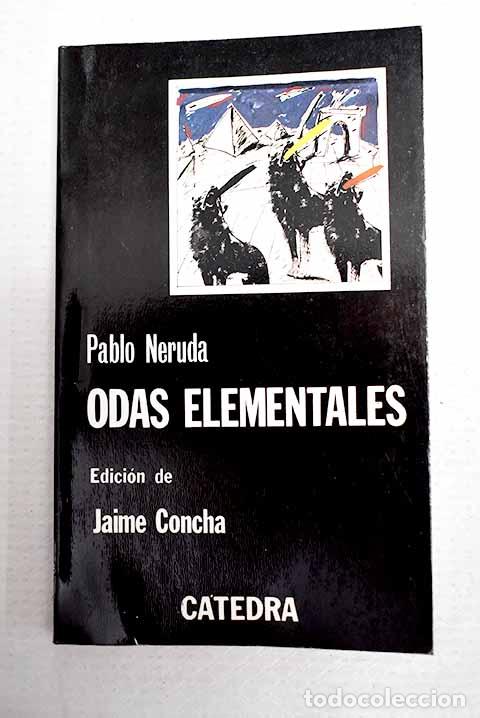 Libros: Odas elementales: Neruda, Pablo.- Neruda, Pablo - Foto 1