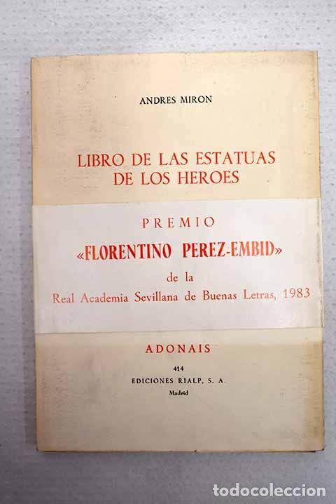 Livros em segunda m&atilde;o: Libro de las estatuas de los h&eacute;roes.- Mir&oacute;n, Andr&eacute;s