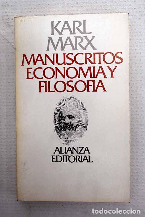 books: Manuscritos: econom&iacute;a y filosof&iacute;a.- Marx, Karl