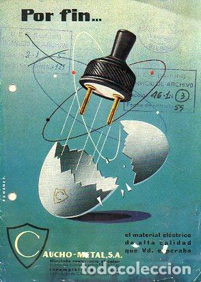 Libros: Suelto publicitario: POR FIN... EL MATERIAL EL&Eacute;CTRICO DE ALTA CALIDAD QUE VD. ESPERABA.