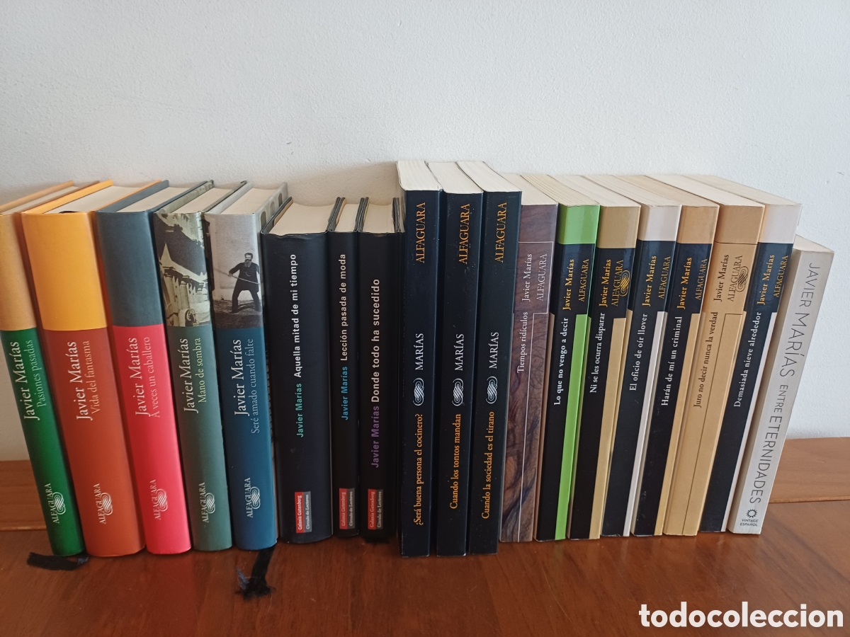 Libros: Pack 19 libros de Javier Mar&iacute;as. Alfaguara y Galaxua Gutenberg.