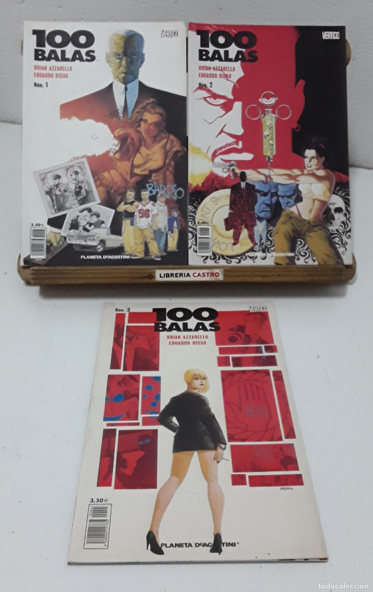 Libros: 100 balas. N&uacute;m. 1, 2 y 3. Brian Azzarello y Eduardo Risso - Brian Azzarello y Eduardo Risso. - Foto 1