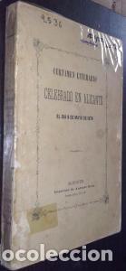 Livros em segunda m&atilde;o: Certamen literario celebrado en Alicante el d&iacute;a 8 de mayo de 1876 - AA.VV.: