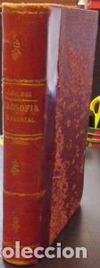 Livros em segunda m&atilde;o: Curso de filosof&iacute;a elemental. L&oacute;gica. Metaf&iacute;sica. &Eacute;tica. Historia de la filosof&iacute;a - BALMES, Jaime: