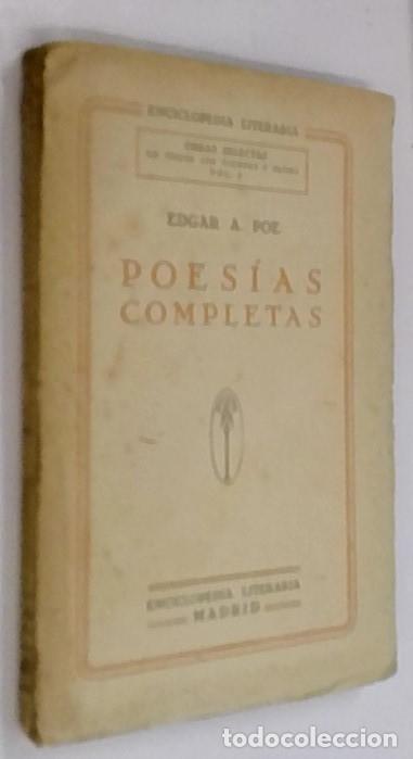 B&uuml;cher: Poes&iacute;as completas. Poes&iacute;as traducidas directamente del ingl&eacute;s - POE, E. Allan: