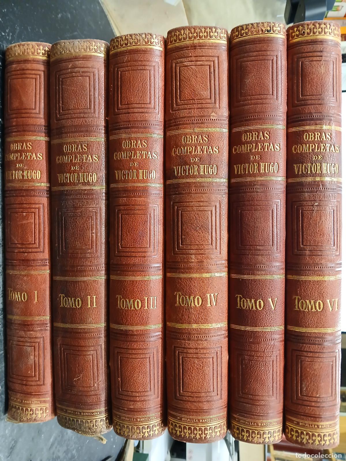 Libros: Obras completas de... 6 tomos - HUGO, V&iacute;ctor: