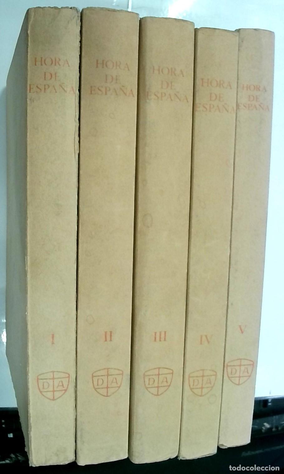 Libros: Hora de Espa&ntilde;a. Revista mensual (enero 1937-octubre 1938). 5 tomos. Facs&iacute;mil - AA. VV.: