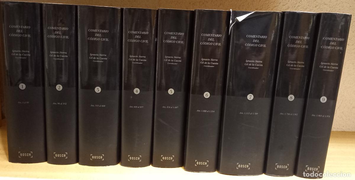 Livres: Comentario del C&oacute;digo civil. 9 TOMOS - SIERRA GIL DE LA CUESTA, Ignacio (Coordinador) - AA.VV.: