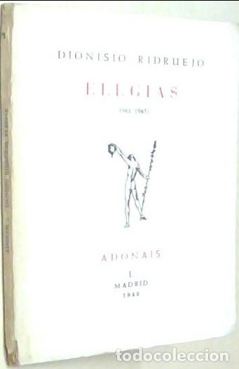 B&uuml;cher: Eleg&iacute;as (1943-1945) - RIDRUEJO, Dionisio: