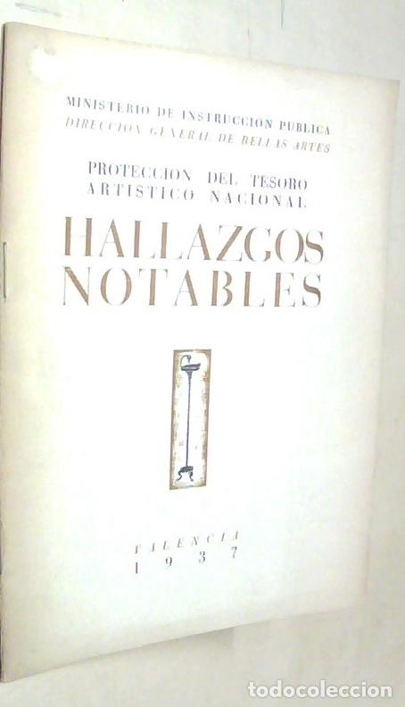 books: Hallazgos notables. Protecci&oacute;n del Tesoro Art&iacute;stico Nacional - ANONIMO: