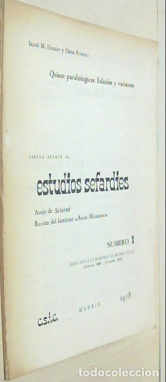 books: Quinot paralit&uacute;rgicas: Edici&oacute;n y variantes - HASSAN, Iacob M. y ROMERO, Elena: