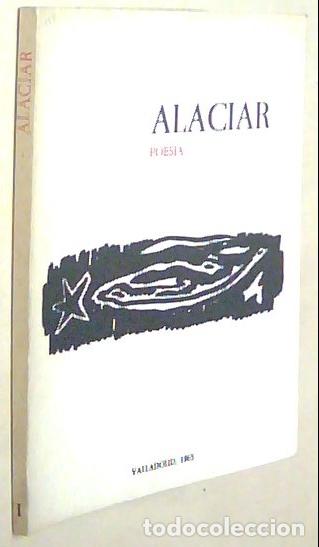 books: Alaciar. Poes&iacute;a - ALEDO, Justo: