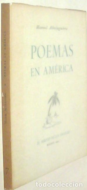 books: Poemas en Am&eacute;rica - ALTOLAGUIRRE, Manuel: