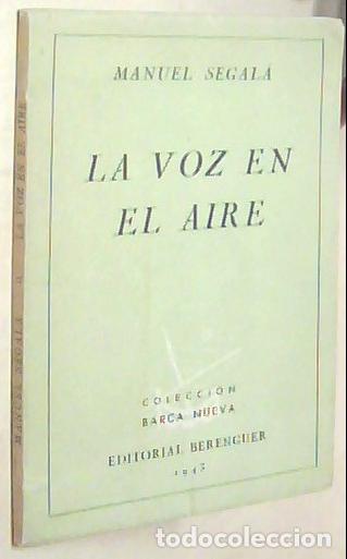 Libros: La voz en el aire - SEGALA, Manuel: