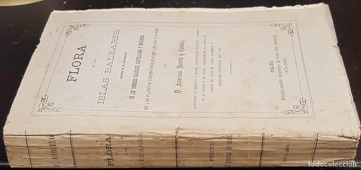 B&uuml;cher: Flora de las Islas Baleares, seguida de un diccionario de los nombres baleares, castellanos y bot&aacute;ni