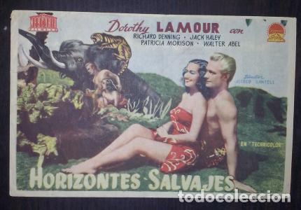B&uuml;cher: Horzontes salvajes. Dorothy Lamour, Richard Denning, Jack Haley, Patricia Morison, Walter Abel. Dire