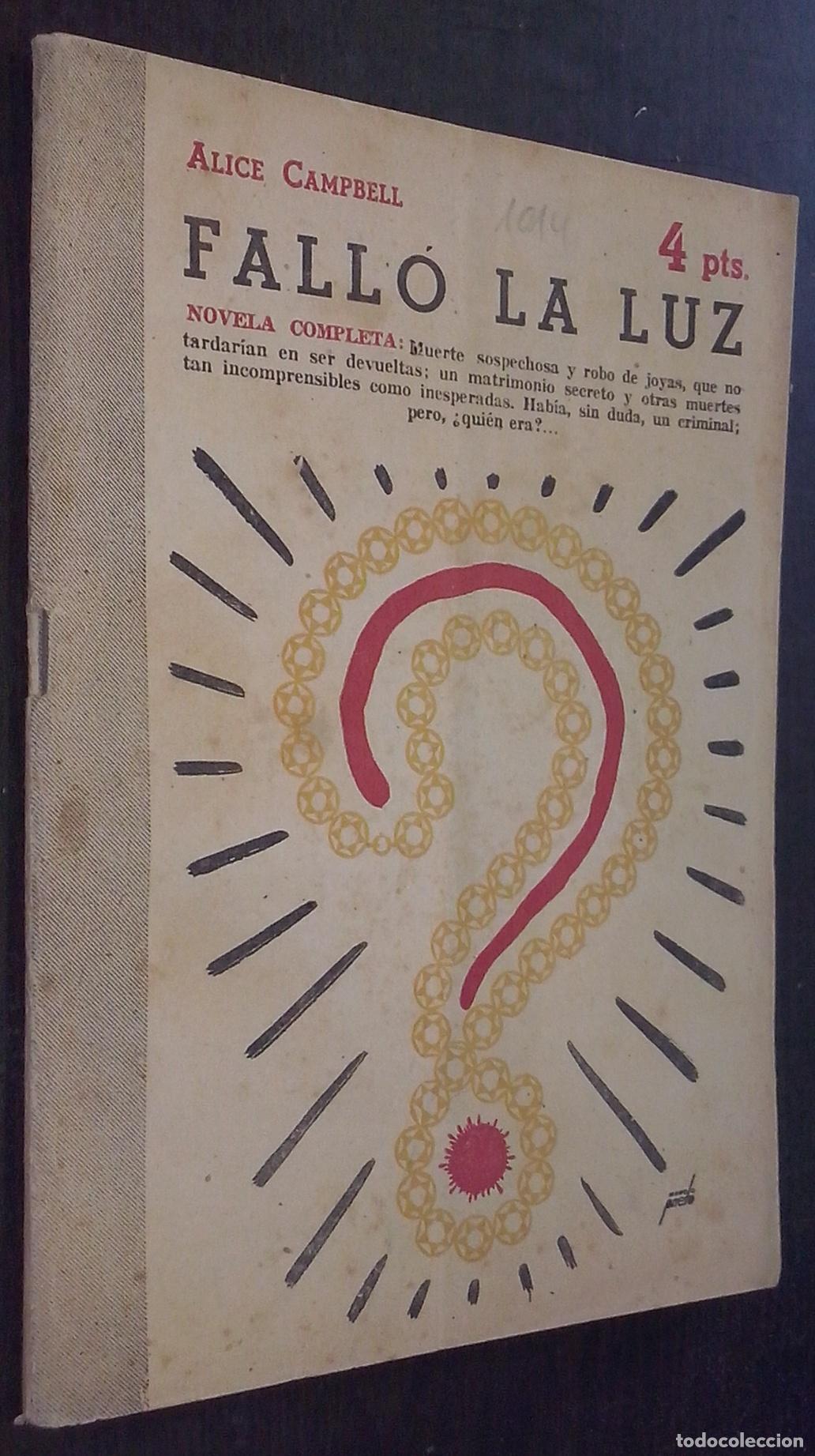 Livres: Fall&oacute; la luz - CAMPBELL, Alice:
