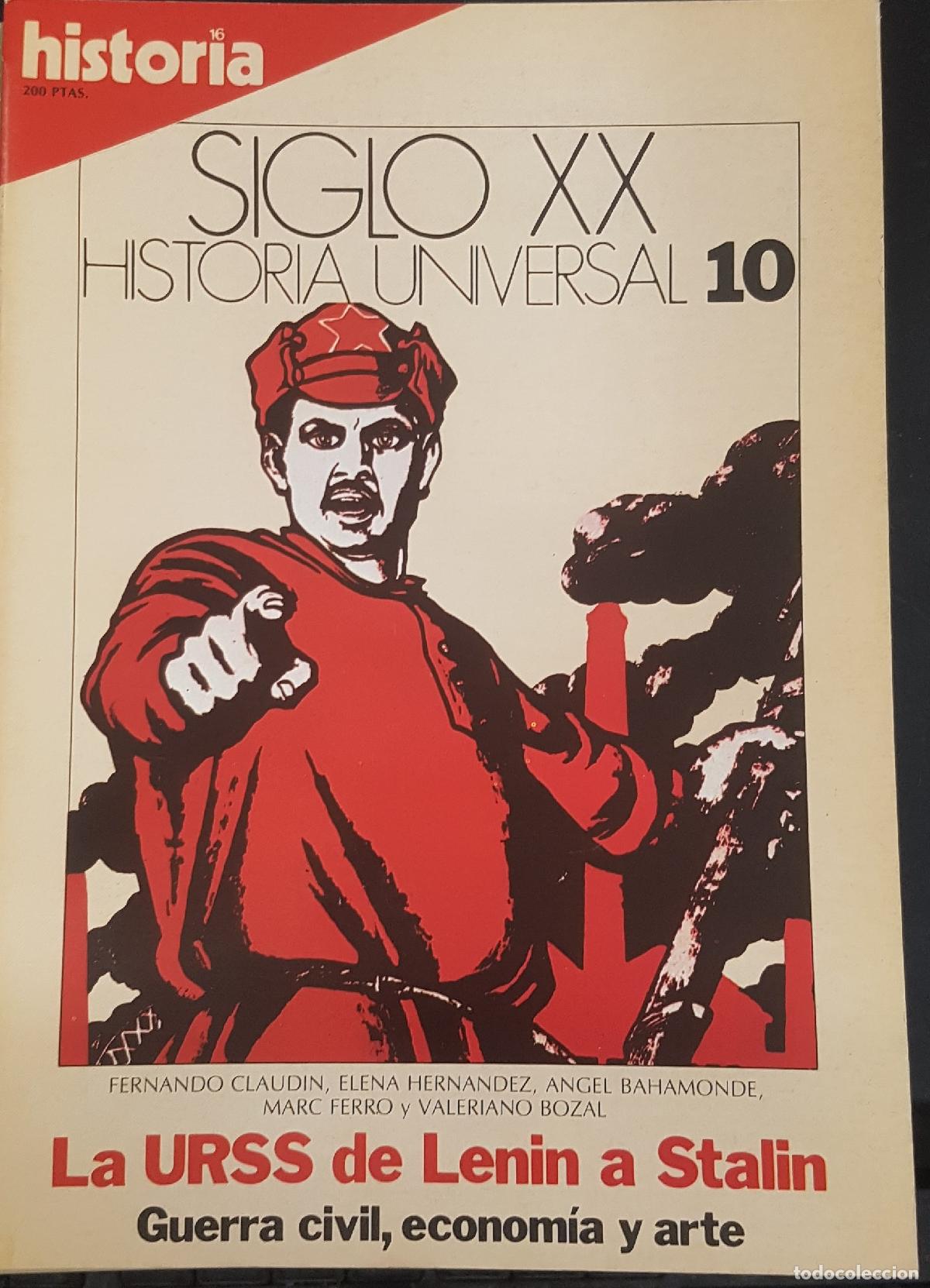 B&uuml;cher: La URSS de Lenin a Stalin. Guerra civil, econom&iacute;a y arte. Historia 16 Siglo XX Historia Universal N&ordm;