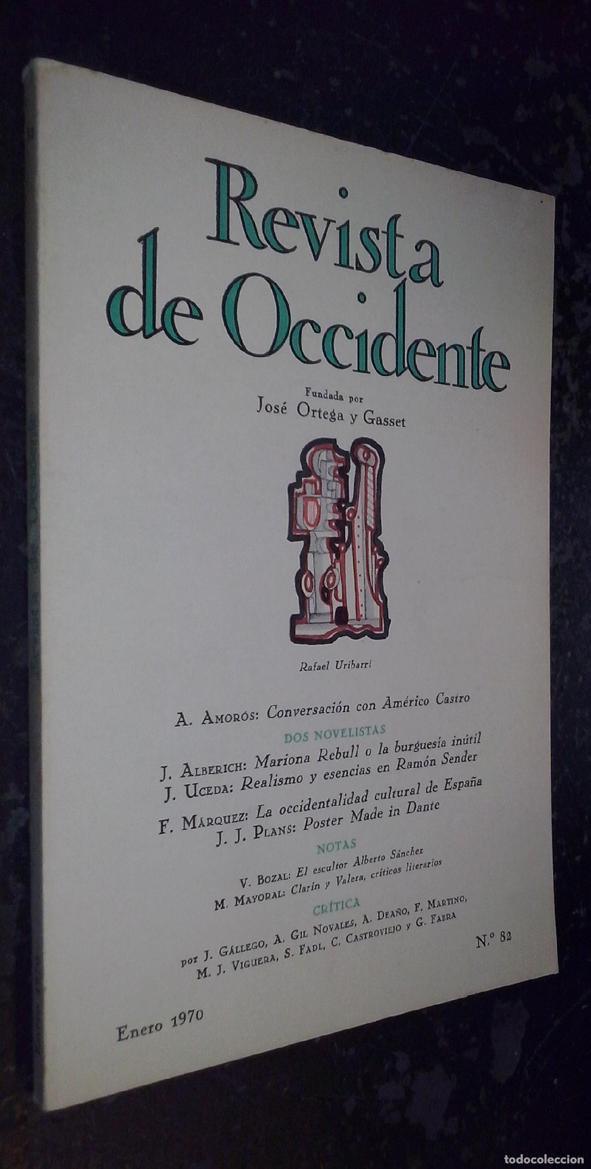 books: Revista de Occidente. N&ordm; 82 - REVISTA: