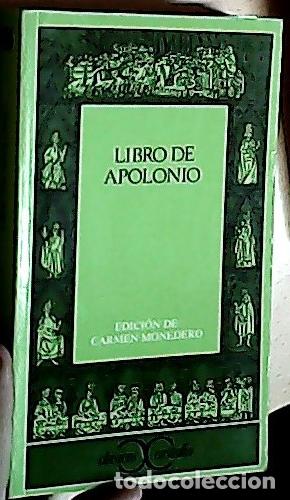 Libri di seconda mano: Libro de Apolonio - EDICI&Oacute;N DE CARMEN MONEDERO:
