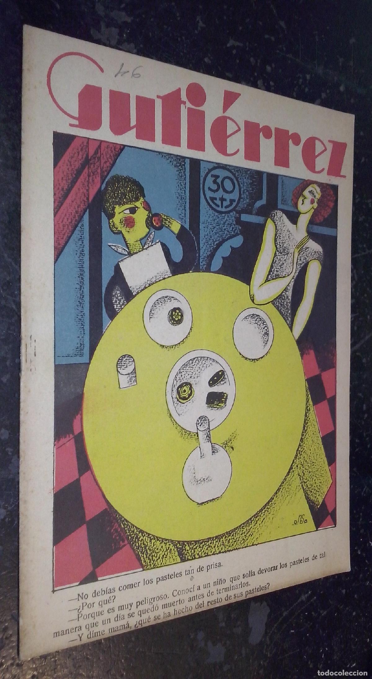 books: Guti&eacute;rrez. Semanario espa&ntilde;ol de humorismo. A&ntilde;o II. N&ordm; 46 - REVISTA: