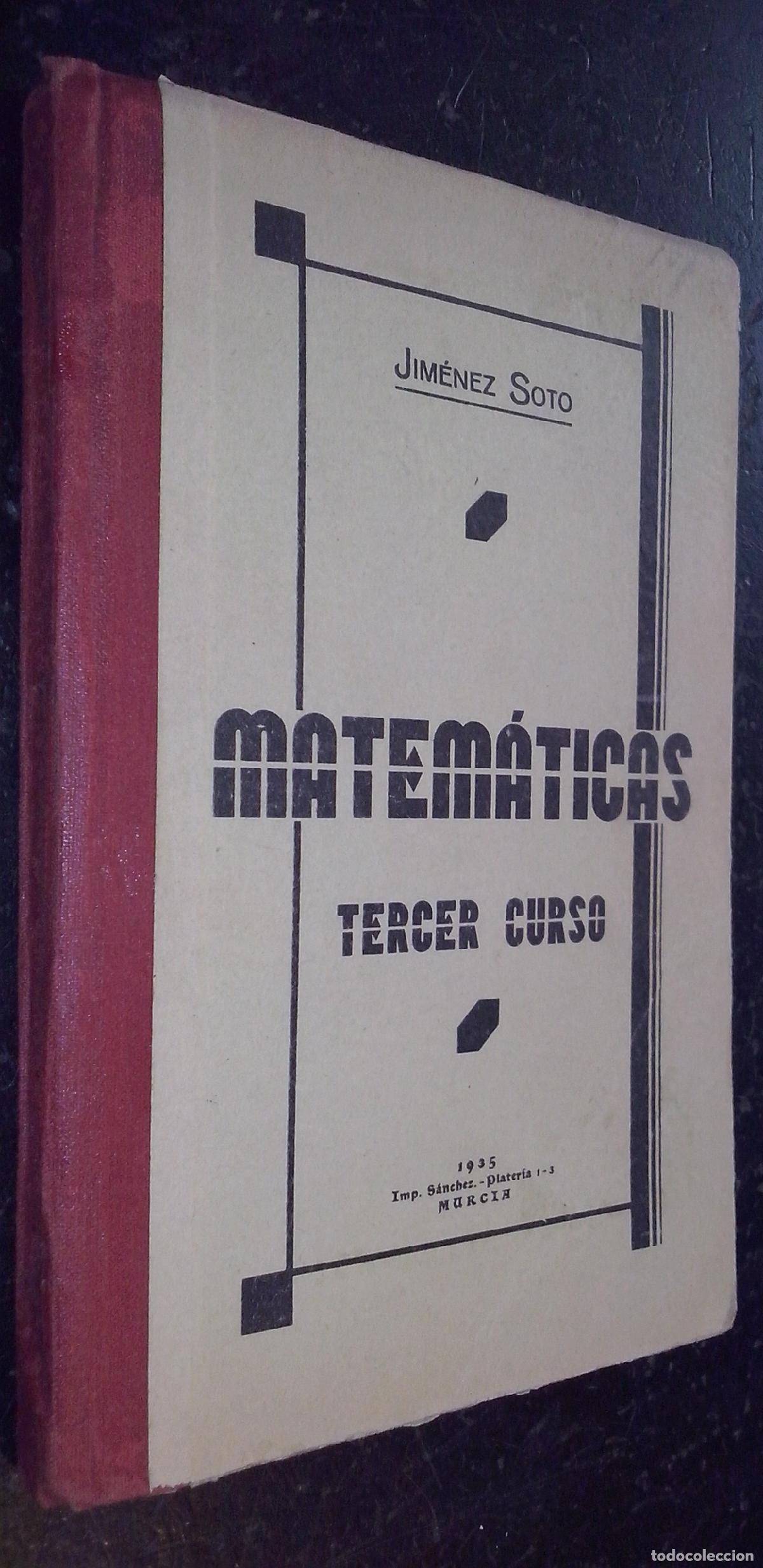 B&uuml;cher: Matem&aacute;ticas. Tercer curso - JIM&Eacute;NEZ SOTO, Francisco: