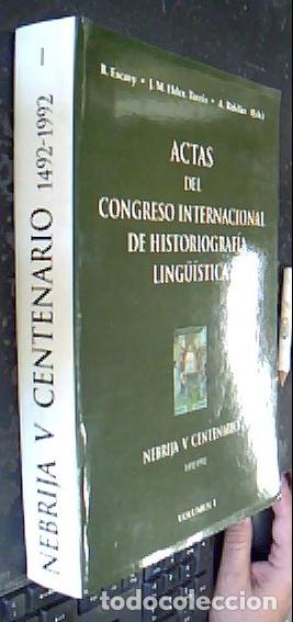 B&uuml;cher: Actas del Congreso Internacional Historiograf&iacute;a Ling&uuml;&iacute;stica : Nebrija V Centenario 1492 - 1992, Volu