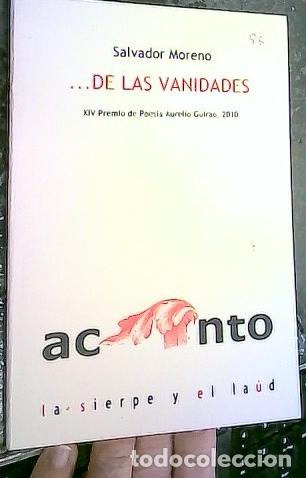 Livros em segunda m&atilde;o: De las vanidades - Moreno P&eacute;rez, Salvador: