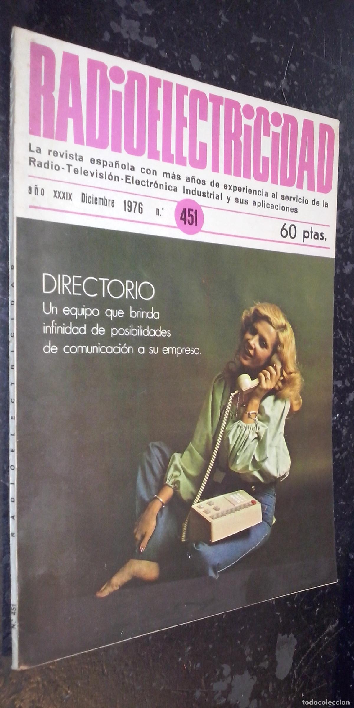 Livros em segunda m&atilde;o: Radioelectricidad. Revista mensual de Radio-Televisi&oacute;n-Electr&oacute;nica Industrial y sus aplicaciones. A&ntilde;