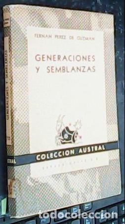 B&uuml;cher: Generaciones y semblanzas - P&Eacute;REZ DE GUZM&aacute;N, Fern&aacute;n:
