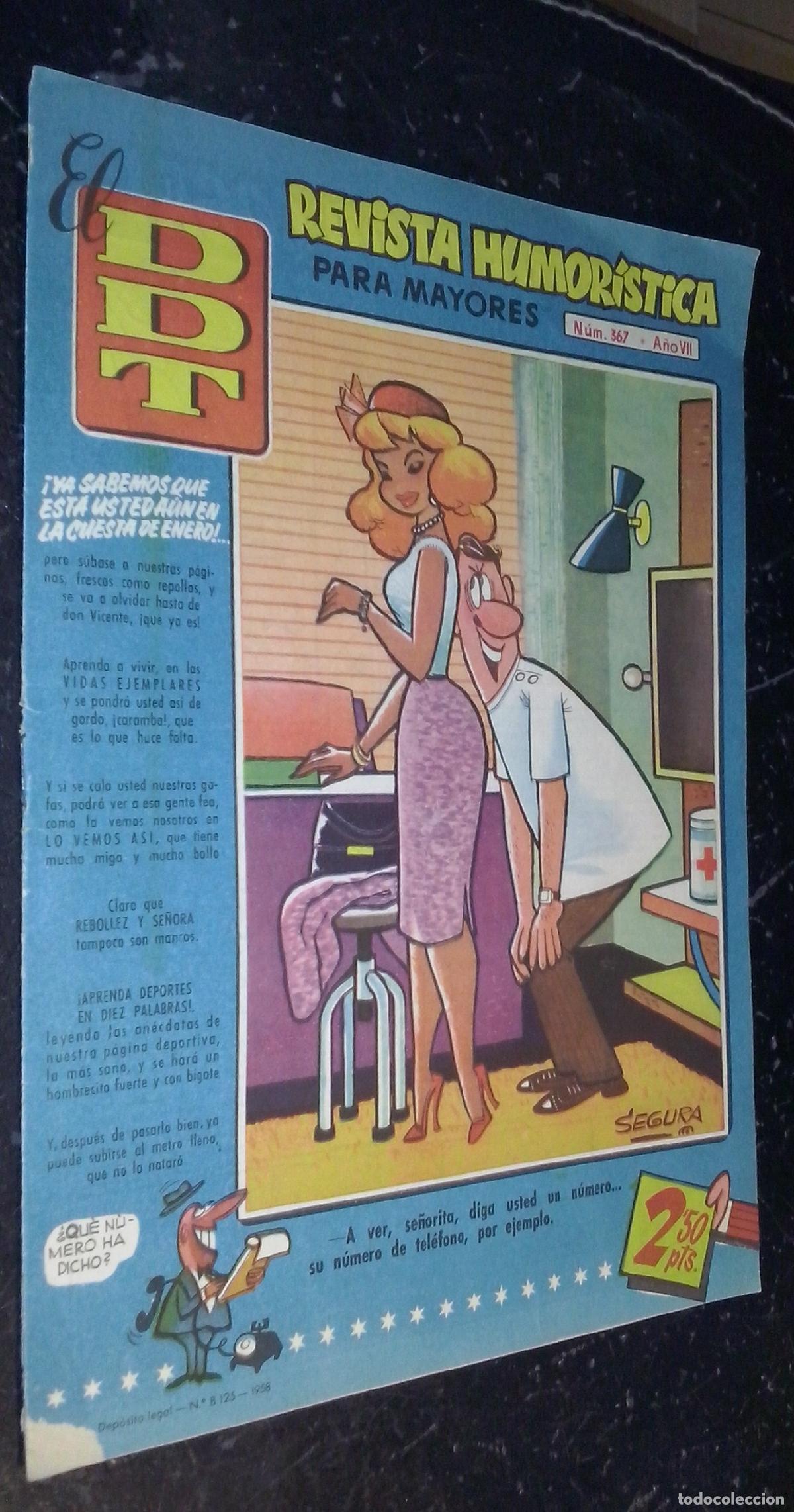 Libri di seconda mano: El DDT. Revista humor&iacute;stica para mayores. A&ntilde;o VII. N&ordm; 367 - C&Oacute;MICS: