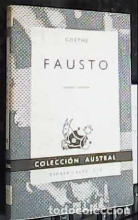 Libros: fAUSTO - GOETHE: