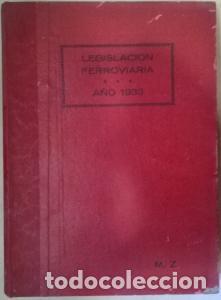 books: Bolet&iacute;n de legislaci&oacute;n ferroviaria - AN&Oacute;NIMO: