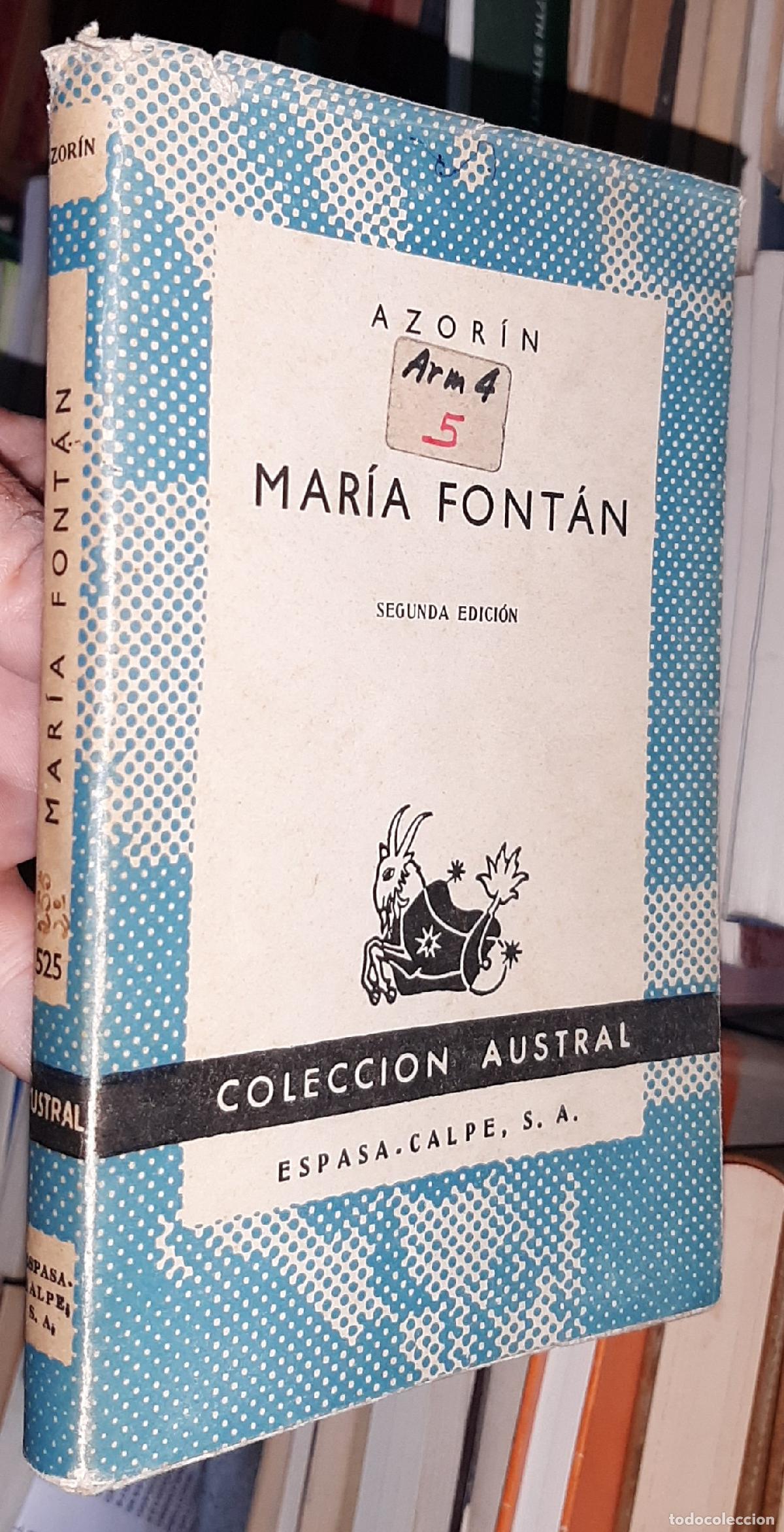 B&uuml;cher: Mar&iacute;a Font&aacute;n - AZOR&Iacute;N: