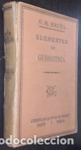 books: Elementos de Geometr&iacute;a - BRU&Ntilde;O, G. M.:
