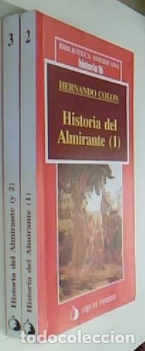 books: Historia del Almirante. 2 tomos - COL&Oacute;N, Hernando: