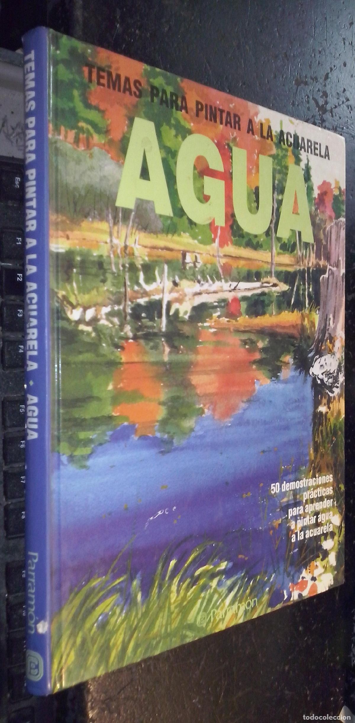Livros em segunda m&atilde;o: Temas para pintar a la acuarela. Agua. 50 demostraciones pr&aacute;cticas para aprender a pintar agua al ac