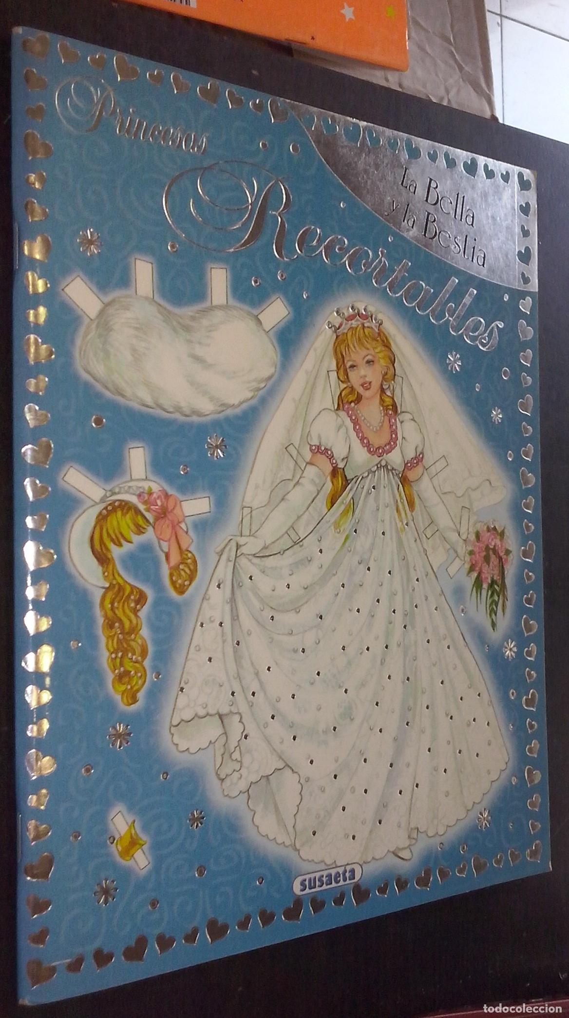 B&uuml;cher: La bella y la bestia. Princesas recortables - AN&Oacute;NIMO: