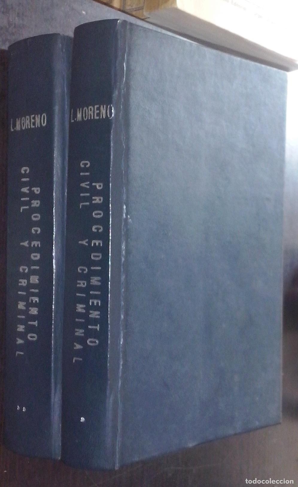 books: Principios fundamentales del procedimientos civil y criminal. 2 tomos - L&Oacute;PEZ MORENO, Santiago: