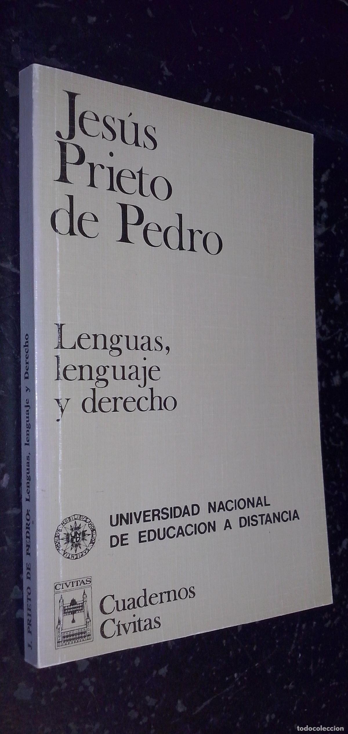 B&uuml;cher: Lenguas, lenguaje y derecho - PRIETO DE PEDRO, Jes&uacute;s: