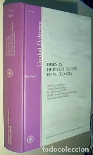 B&uuml;cher: Dise&ntilde;os de investigaci&oacute;n en psicolog&iacute;a - FONTES DE GRACIA, Sof&iacute;a y OTROS:
