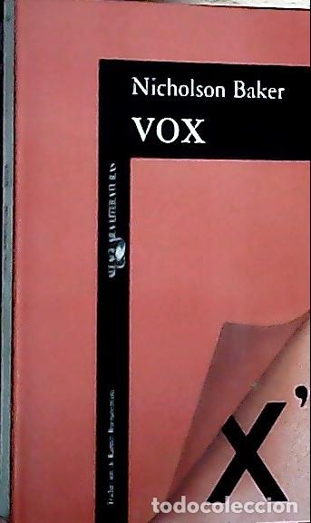 B&uuml;cher: Vox - Baker, Nicholson :